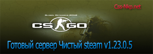 Готовый сервер Чистый steam v1.23.0.5 для CS:GO