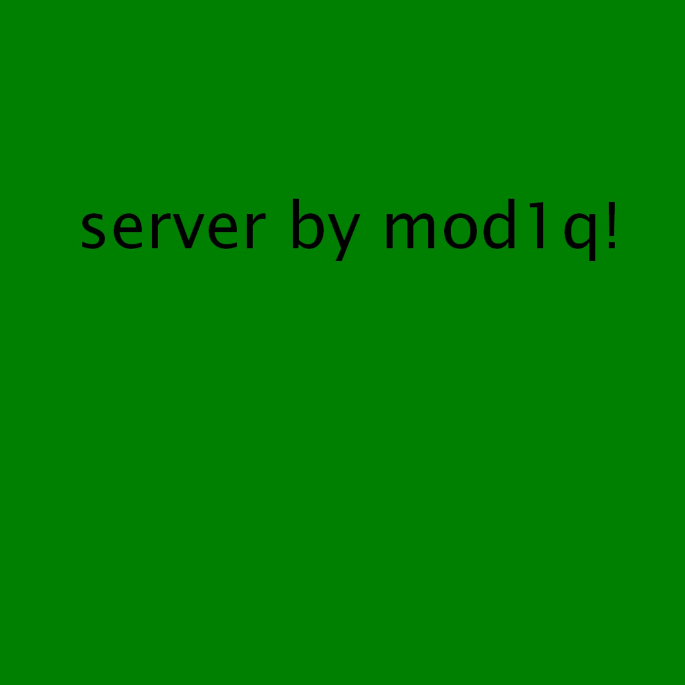 cw/mix server by mod1q