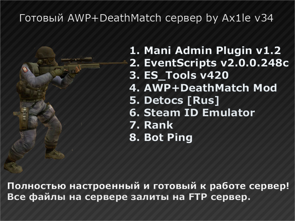 AWP+DeathMatch Server by Ax1le v34